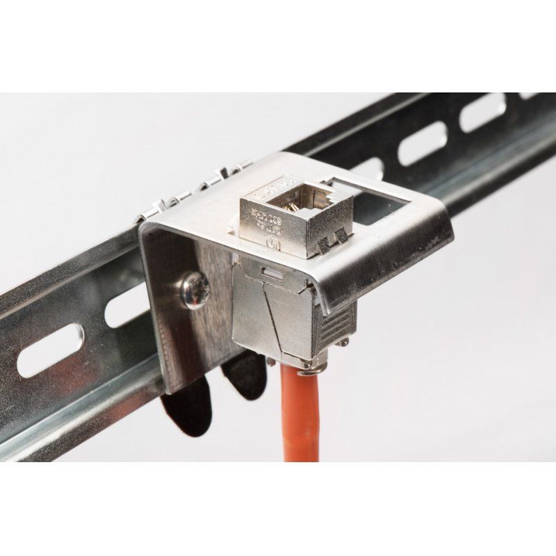 ASSMANN compatible Keystone Jack-DIN-Adapter für Schienenmontage