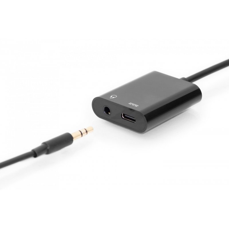 Digitus USB Type-C™ adapter / converter, Type-C™ to USB Type-C™ + 3.5mm stereo