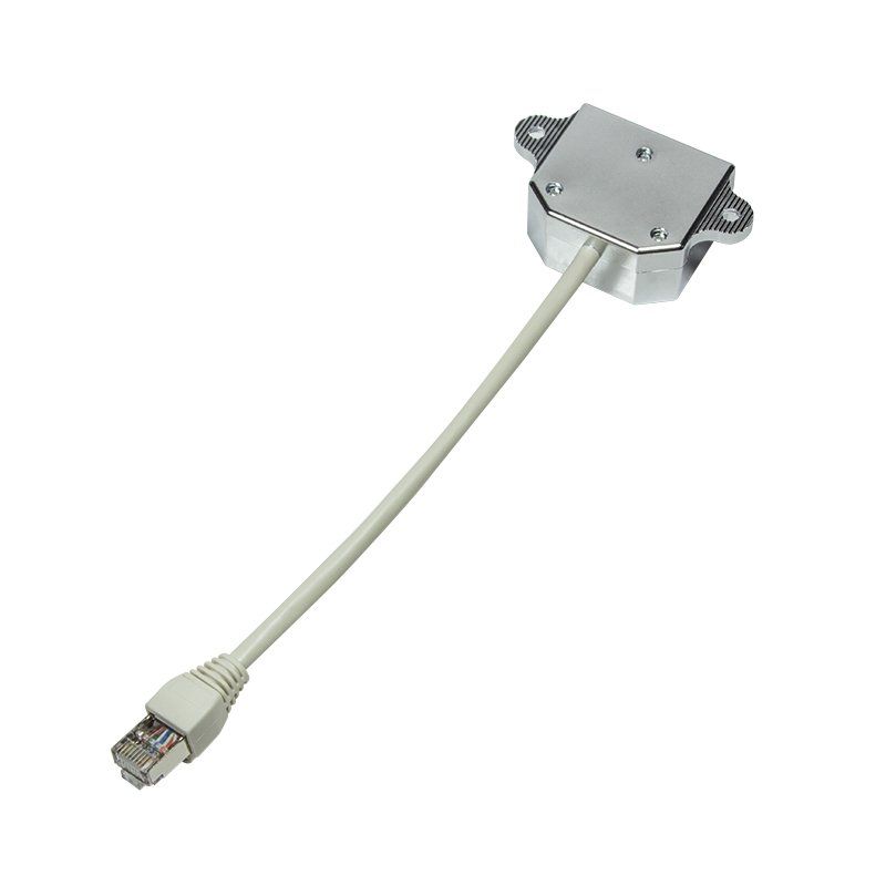 LogiLink compatible T-Adapter RJ45 plug-2 x RJ45 jack 1:1 port doppler - Netzwerk-Splitter - 15 cm