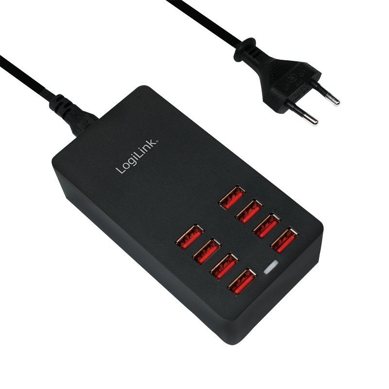 LogiLink PA0140 mobile device charger Universal Black AC Indoor