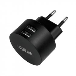 LogiLink compatible 2-Port USB Wall Charger Netzteil - USB - 10.5 Watt