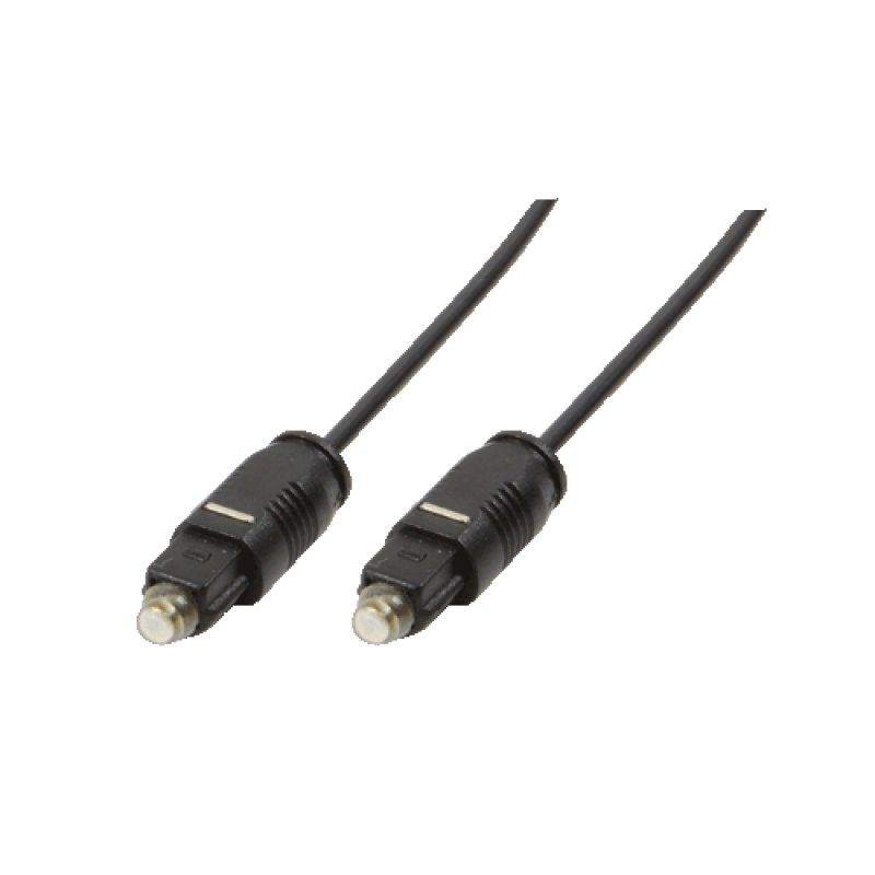 LogiLink Toslink - Toslink, 1.5m audio cable Black