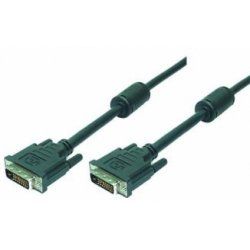 LogiLink 2m DVI-D DVI cable Black