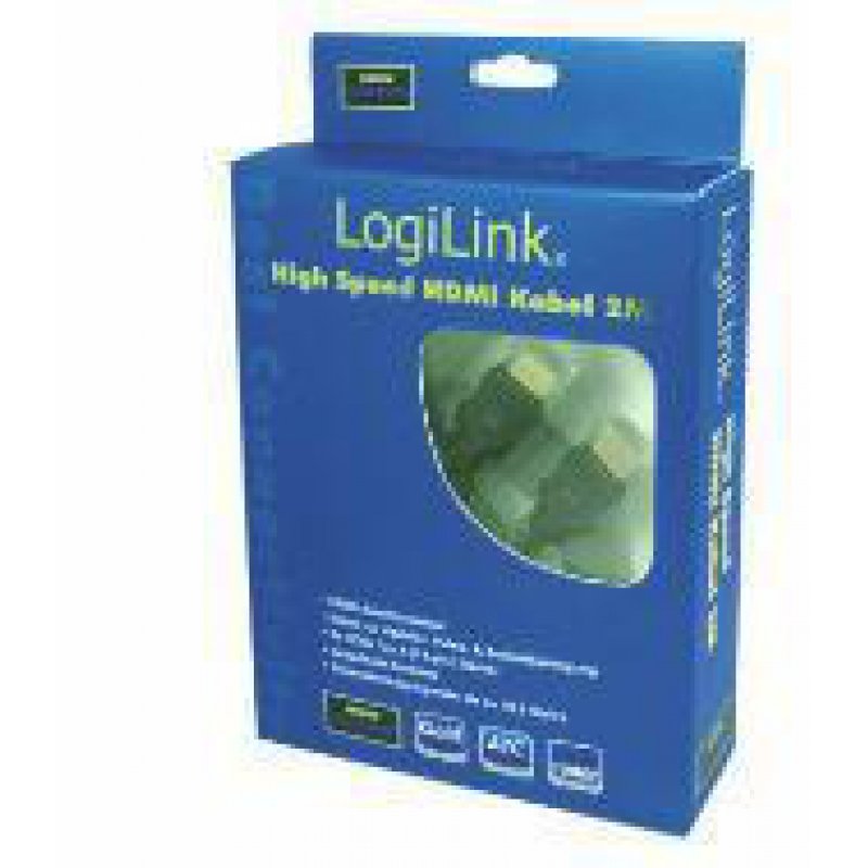 LogiLink HDMI, 15m câble HDMI HDMI Type A (Standard) Noir