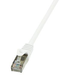 LogiLink 0.5m Cat.6 F/UTP câble de réseau Blanc 0,5 m Cat6 F/UTP (FTP)