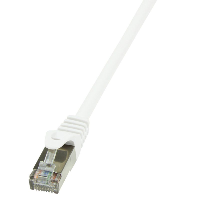 LogiLink 0.5m Cat.6 F/UTP câble de réseau Blanc 0,5 m Cat6 F/UTP (FTP)