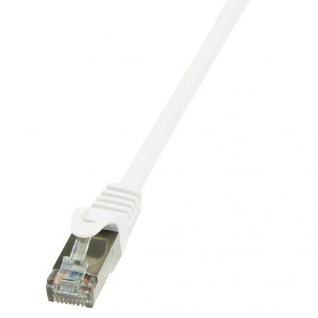 LogiLink 0.5m Cat.6 F/UTP câble de réseau Blanc 0,5 m Cat6 F/UTP (FTP)