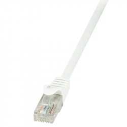 LogiLink compatible EconLine - Patch-Kabel - 25 cm - weiß