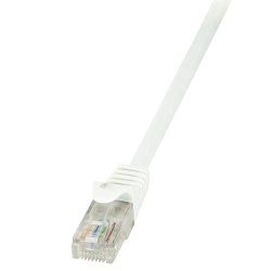 LogiLink 5m Cat.6 U/UTP câble de réseau Blanc Cat6 U/UTP (UTP)