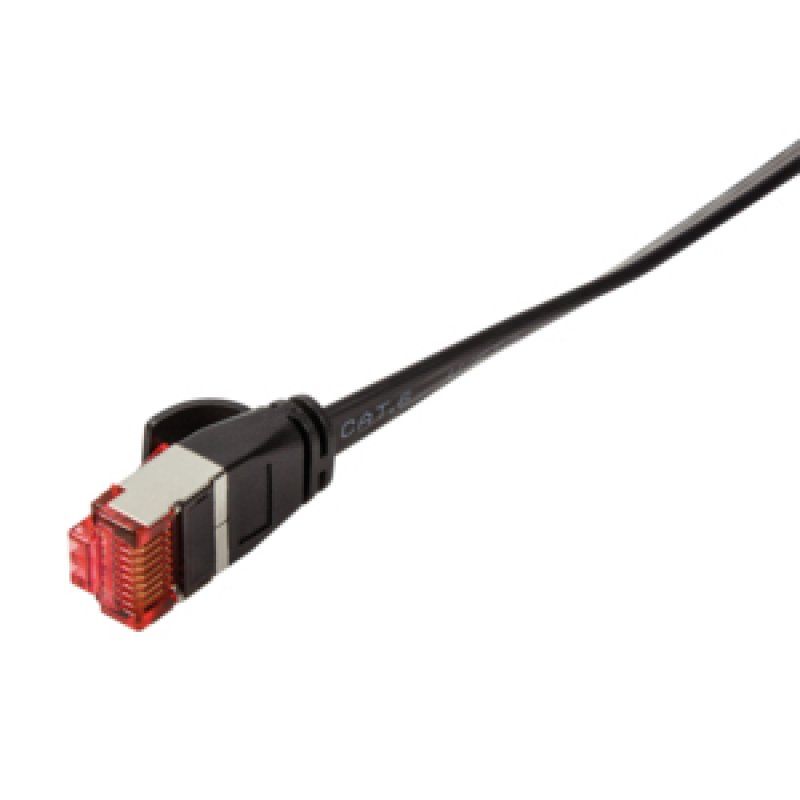 LogiLink compatible SlimLine - Patch-Kabel - 5 m - Schwarz