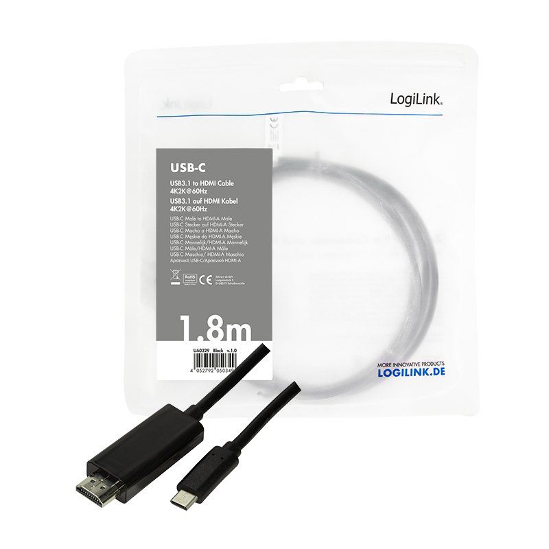 LogiLink compatible Videoschnittstellen-Converter - 1.8 m