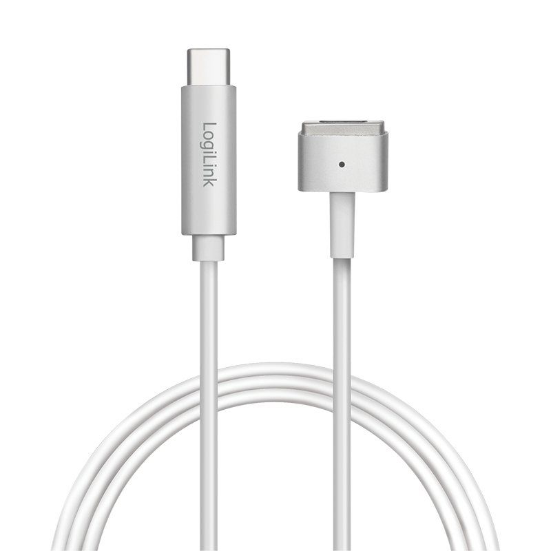 LogiLink USB-C to Apple MagSafe 2 charging cable, silver