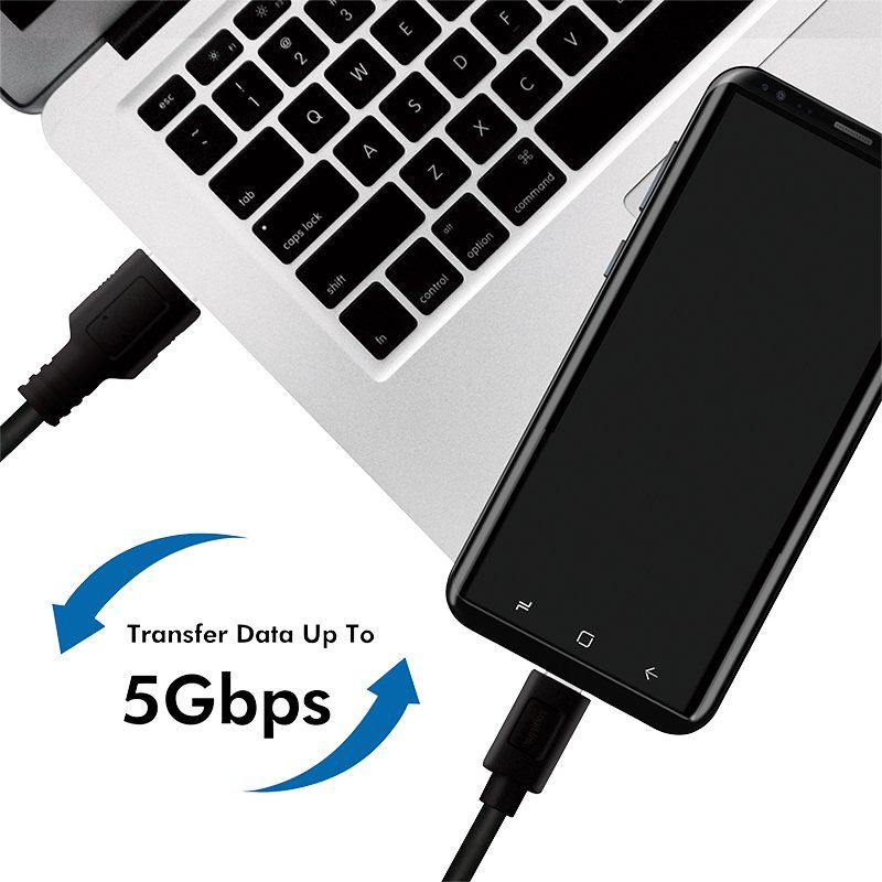 LogiLink CU0169 USB cable 1.5 m USB 3.2 Gen 1 (3.1 Gen 1) USB C USB A Black