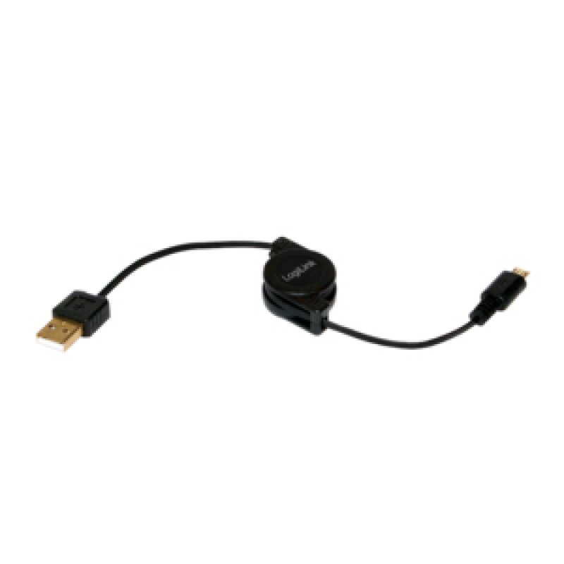 LogiLink compatible USB-Kabel - USB bis Micro-USB Typ B - 75 cm