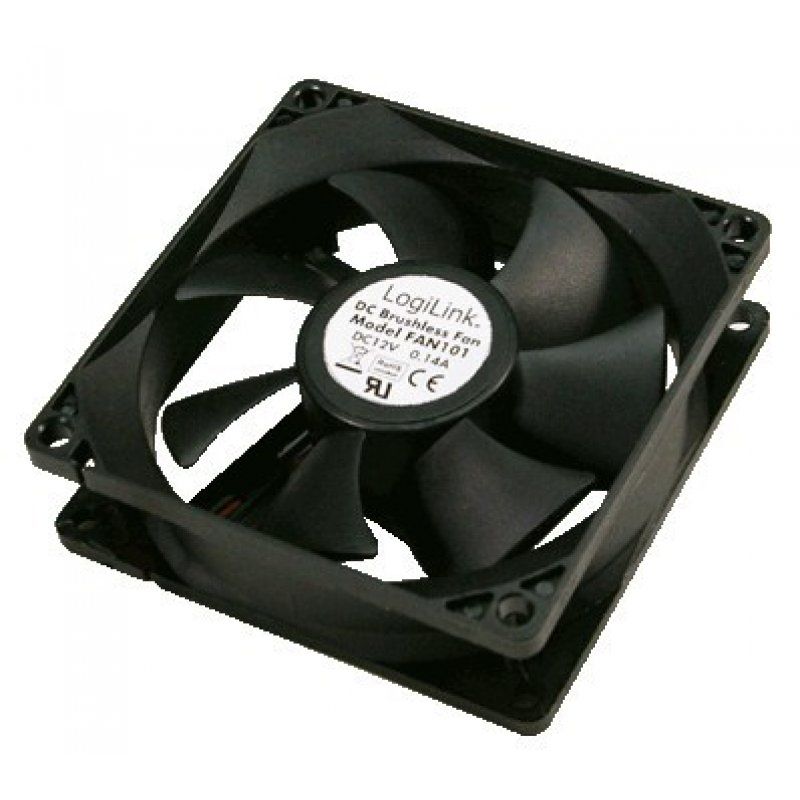 LogiLink PC case cooler Computer case Fan Black