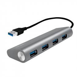 LogiLink compatible USB 3.0 4-Port Hub - Hub - 4 Anschlüsse