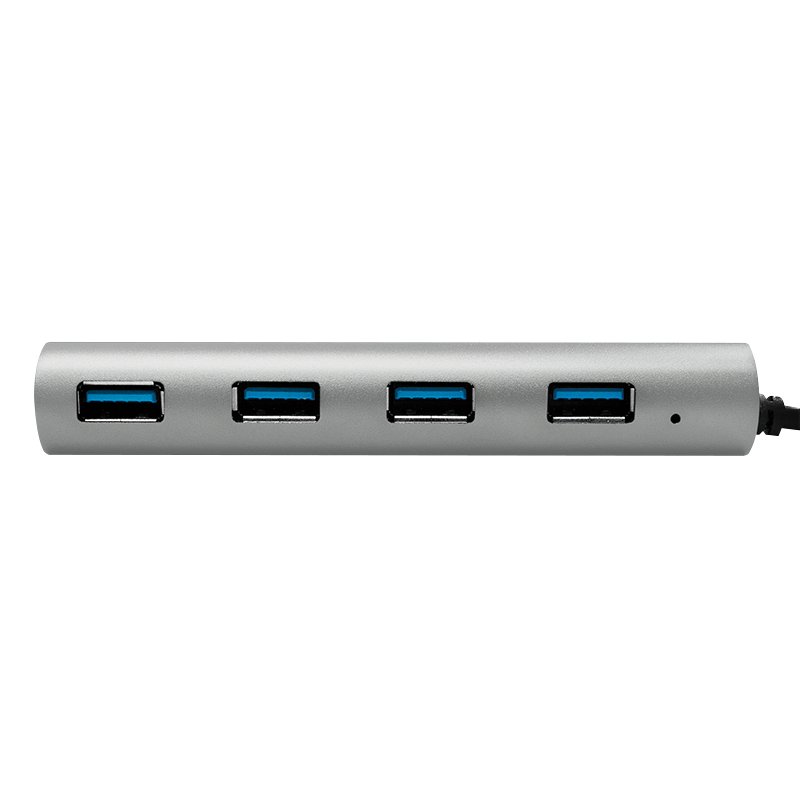LogiLink UA0307 hub & concentrateur USB 3.2 Gen 1 (3.1 Gen 1) Type-A 5000 Mbit/s Aluminium