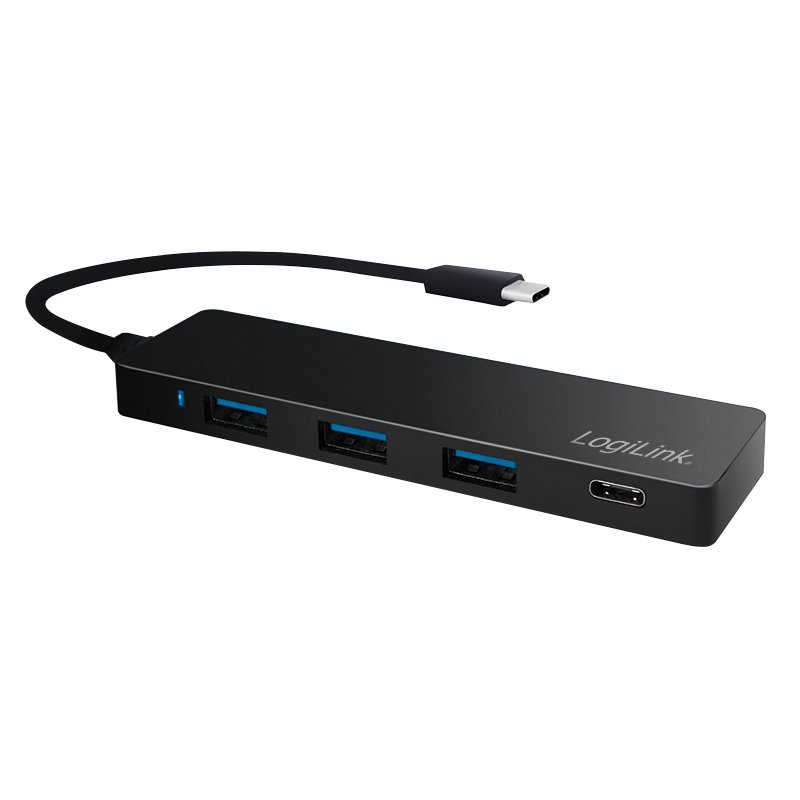 LogiLink compatible Ultra-slim USB-C 3.1 hub - Hub - 4 Anschlüsse