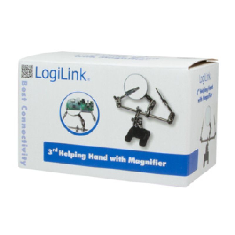 LogiLink WZ0034 magnifier Black, Stainless steel
