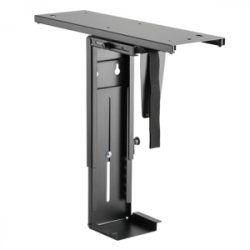 LogiLink EO0004 CPU holder Desk-mounted CPU holder Black