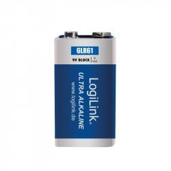 LogiLink compatible Block Batterie x 6LR61 - Alkalisch