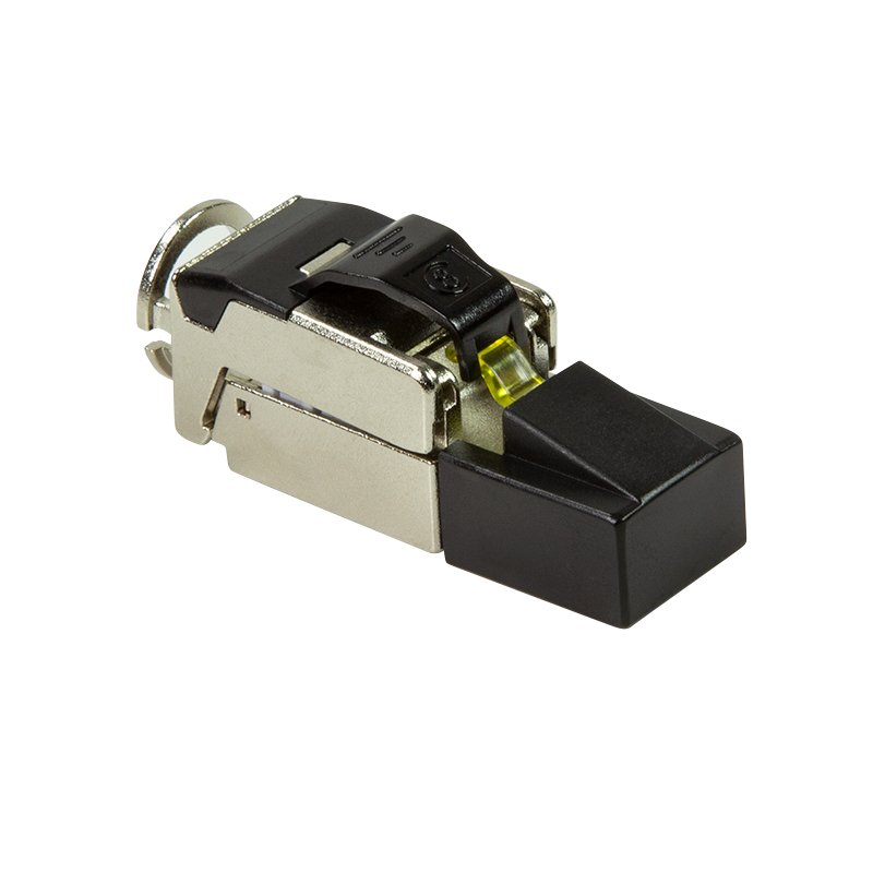 LogiLink MP0081 wire connector RJ45 Black, Metallic