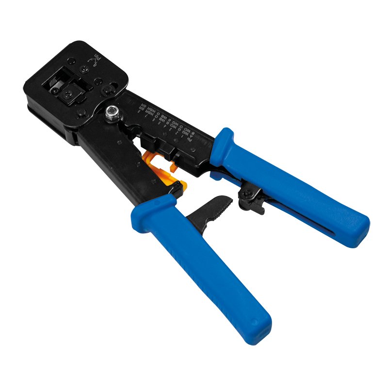 LogiLink WZ0037 Pince à sertir Outil combiné Noir, Bleu