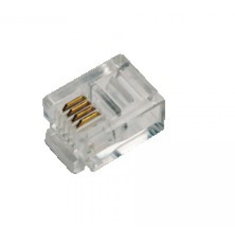 LogiLink RJ11 connecteur de fils Transparent