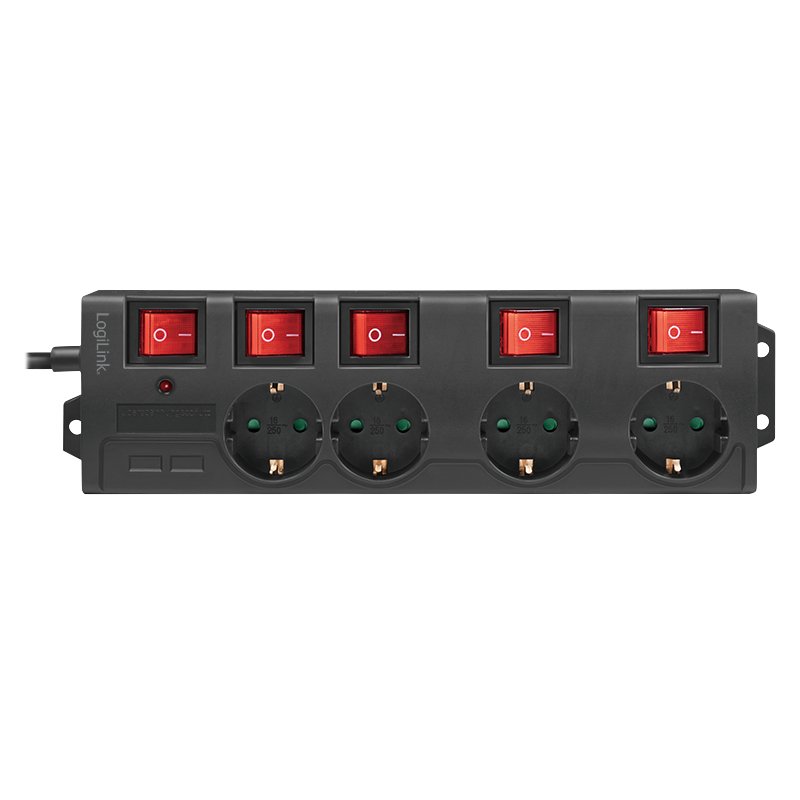 LogiLink compatible - Steckdosenleiste - 3680 Watt