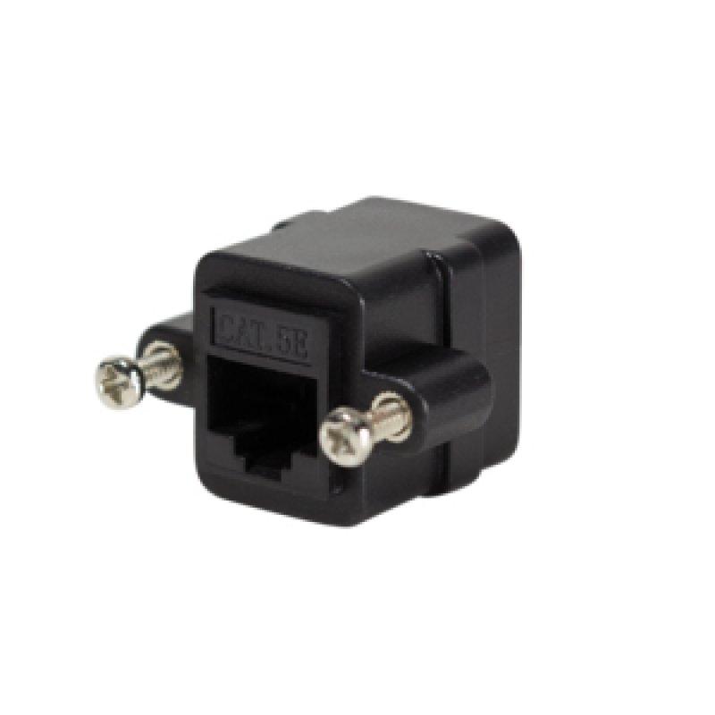 LogiLink NP0098 prise de courant 2 x RJ-45 Noir