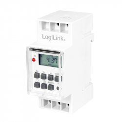 LogiLink ET0010 minuteur électrique Blanc Programmateur journalier/hebdomadaire