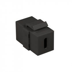 ZUB Logilink USB-C Keystone Coupler black