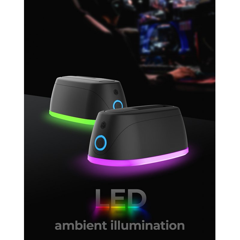 ICY BOX IB-1124L-C3 USB 3.2 Gen 1 (3.1 Gen 1) Type-B Black