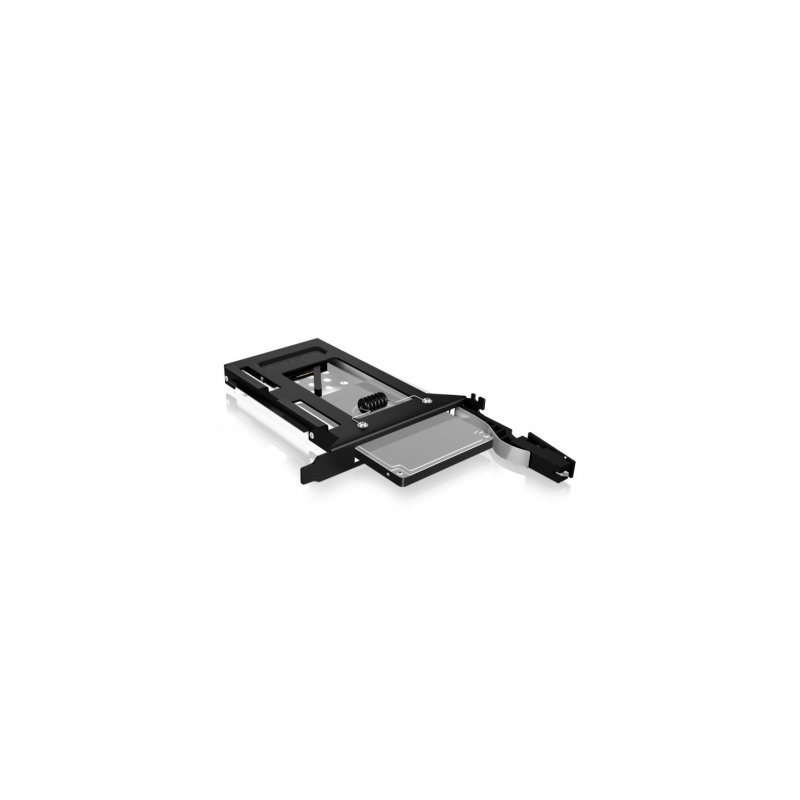 ICY BOX IB-2207StS 8.89 cm (3.5") Storage drive tray Black