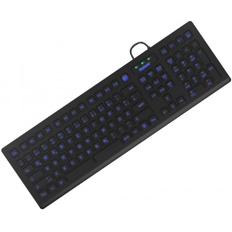 RaidSonic compatible KeySonic KSK-8031INEL-B - Tastatur - Deutsch - Schwarz