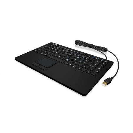 KeySonic KSK-5230IN clavier USB QWERTZ Suisse Noir