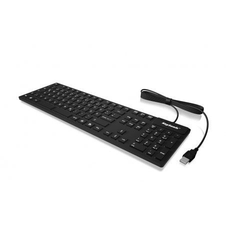 KeySonic KSK-8030 IN - Tastatur - GB - Schwarz