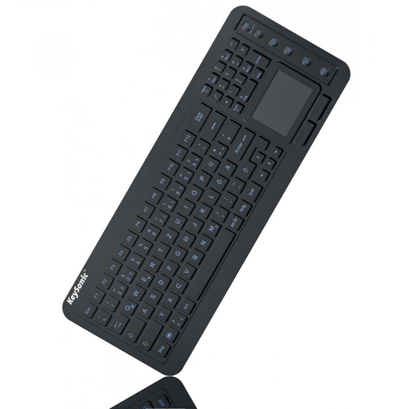 KeySonic KSK-6231INEL clavier USB QWERTZ Allemand Noir