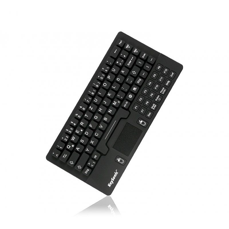 KeySonic KSK-5031IN clavier USB QWERTY Anglais britannique Noir