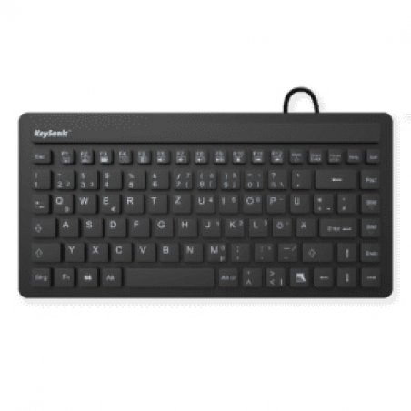 KeySonic KSK-3230IN clavier USB QWERTY Anglais britannique Noir