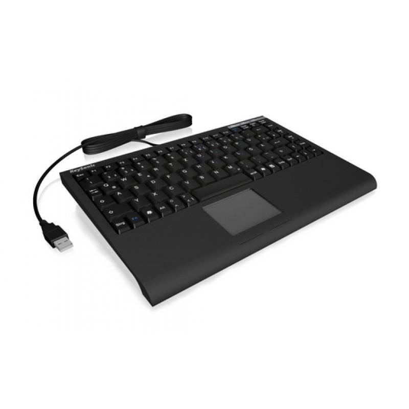 KeySonic ACK-540U+ clavier USB QWERTY Anglais britannique Noir