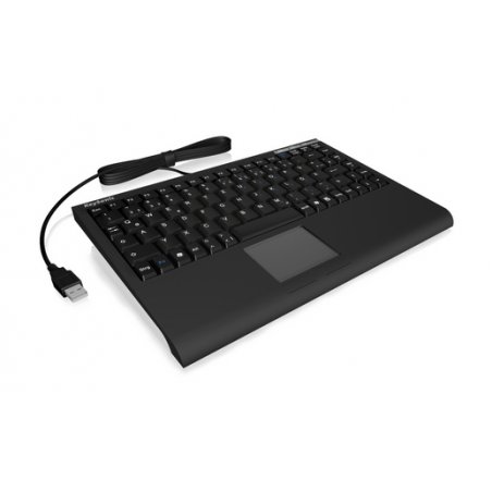 KeySonic ACK-540U+ - Tastatur - mit Touchpad - GB - Schwarz