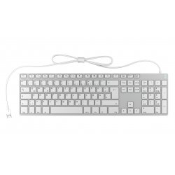 KeySonic KSK-8022BT clavier Bluetooth QWERTZ Allemand Argent