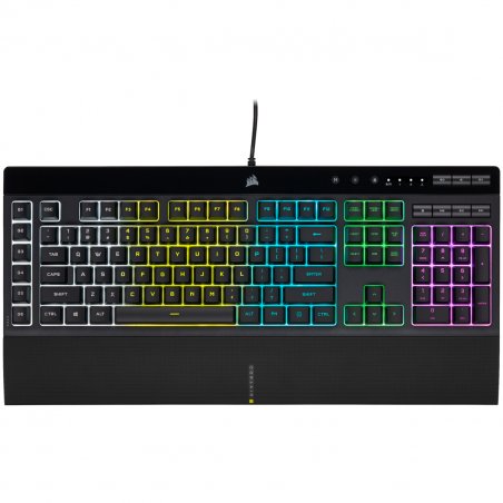 Corsair K55 RGB PRO clavier USB QWERTZ Allemand Noir
