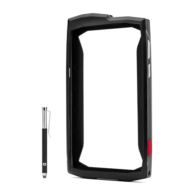 Crosscall Stylus Case mobile phone case 13.8 cm (5.45") Border Black