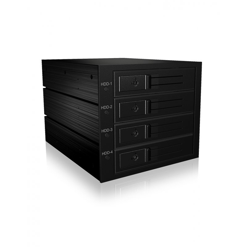 ICY BOX IB-564SSK 3x 5.25" Storage drive tray Black