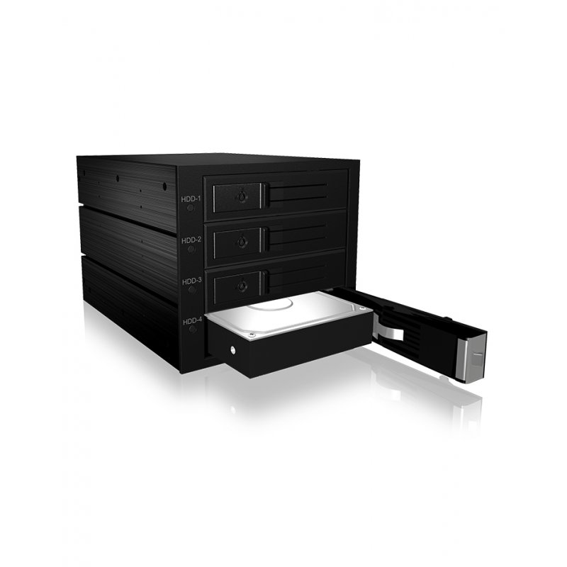 ICY BOX IB-564SSK 3x 5.25" Storage drive tray Black