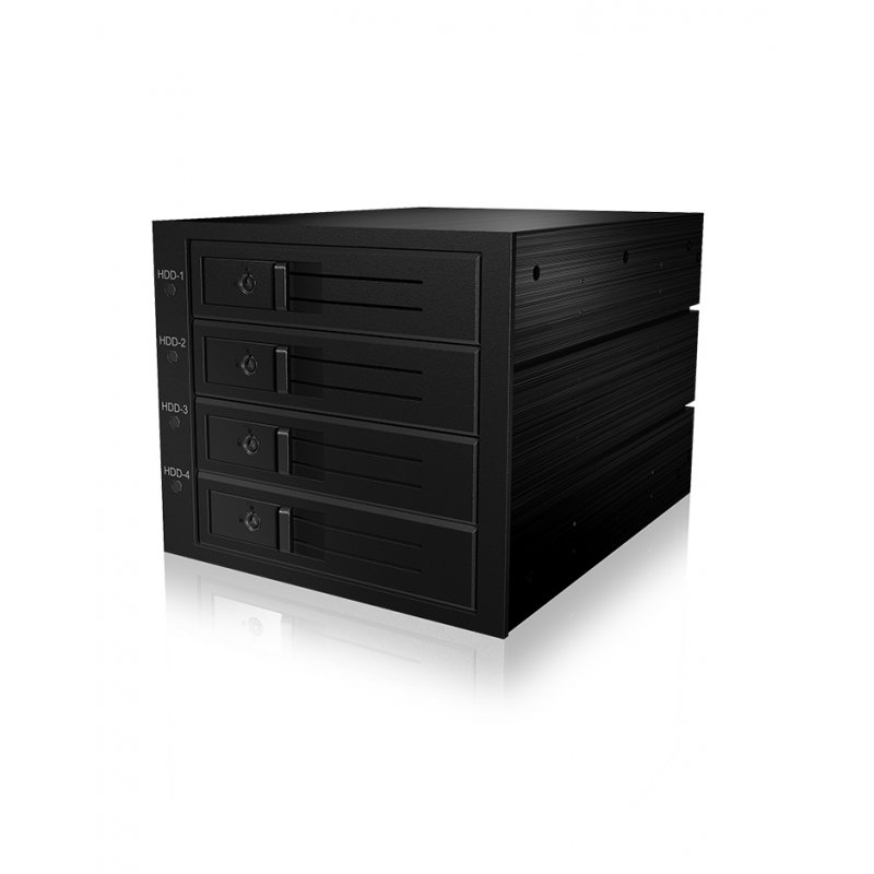 ICY BOX IB-564SSK 3x 5.25" Storage drive tray Black