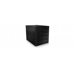 ICY BOX IB-565SSK 3x 5,25" Plateau de stockage de disques Noir