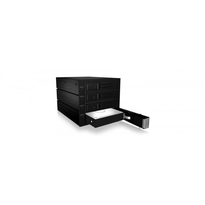 ICY BOX IB-564SAS-12G disk array Black